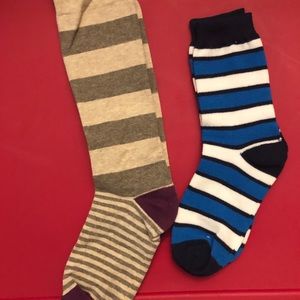 Striped socks-2 pair lot